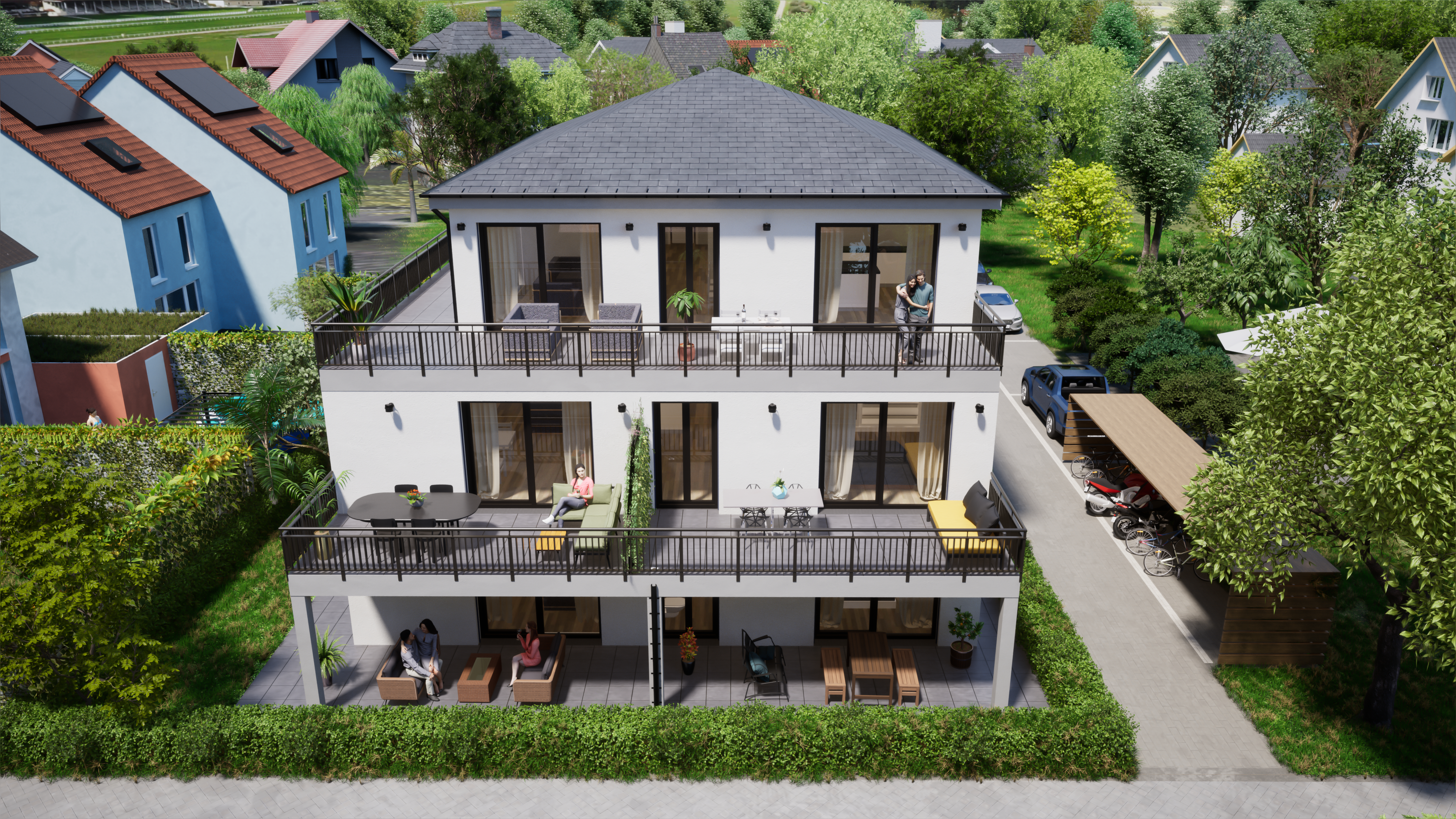 Neubau von einem 6-Familienhaus